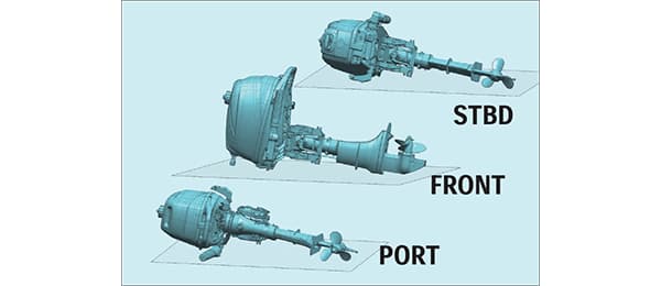 STBD, FRONT and PORT